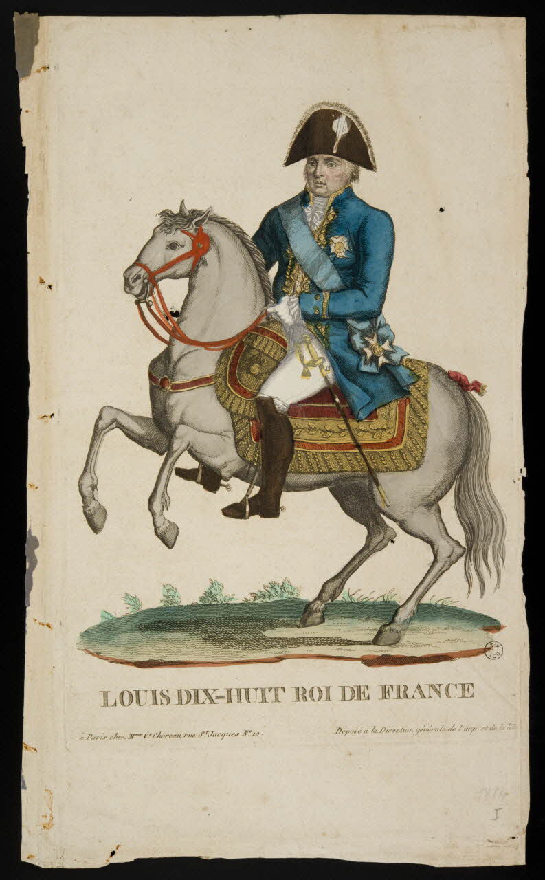 estampe LOUIS DIX-HUIT ROI DE FRANCE 1955.57.78 Photo