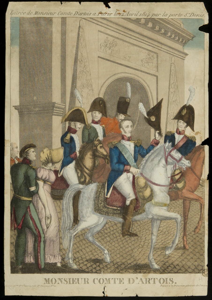 estampe MONSIEUR COMTE D'ARTOIS. 1955.57.87 Photo