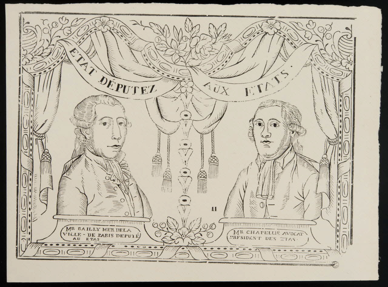 estampe ETAT DEPUTEZ  AUX ETATS. 1955.59.1 Photo