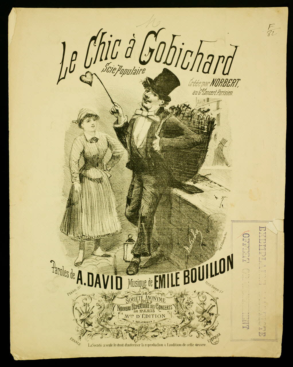 estampe Le Chic à Gobichard 1955.79.2 Photo