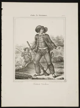 Henri Désiré Charpentier ; Charpentier Père et Fils et Cie élément d'ensemble Soldats Vendéens. 1824-1834 1956.107.11 Photo