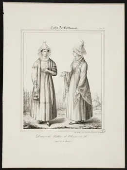Henri Désiré Charpentier ; Charpentier Père et Fils et Cie élément d'ensemble Dames des Sables-d'Olonne, en été. 1824-1834 1956.107.12 Photo