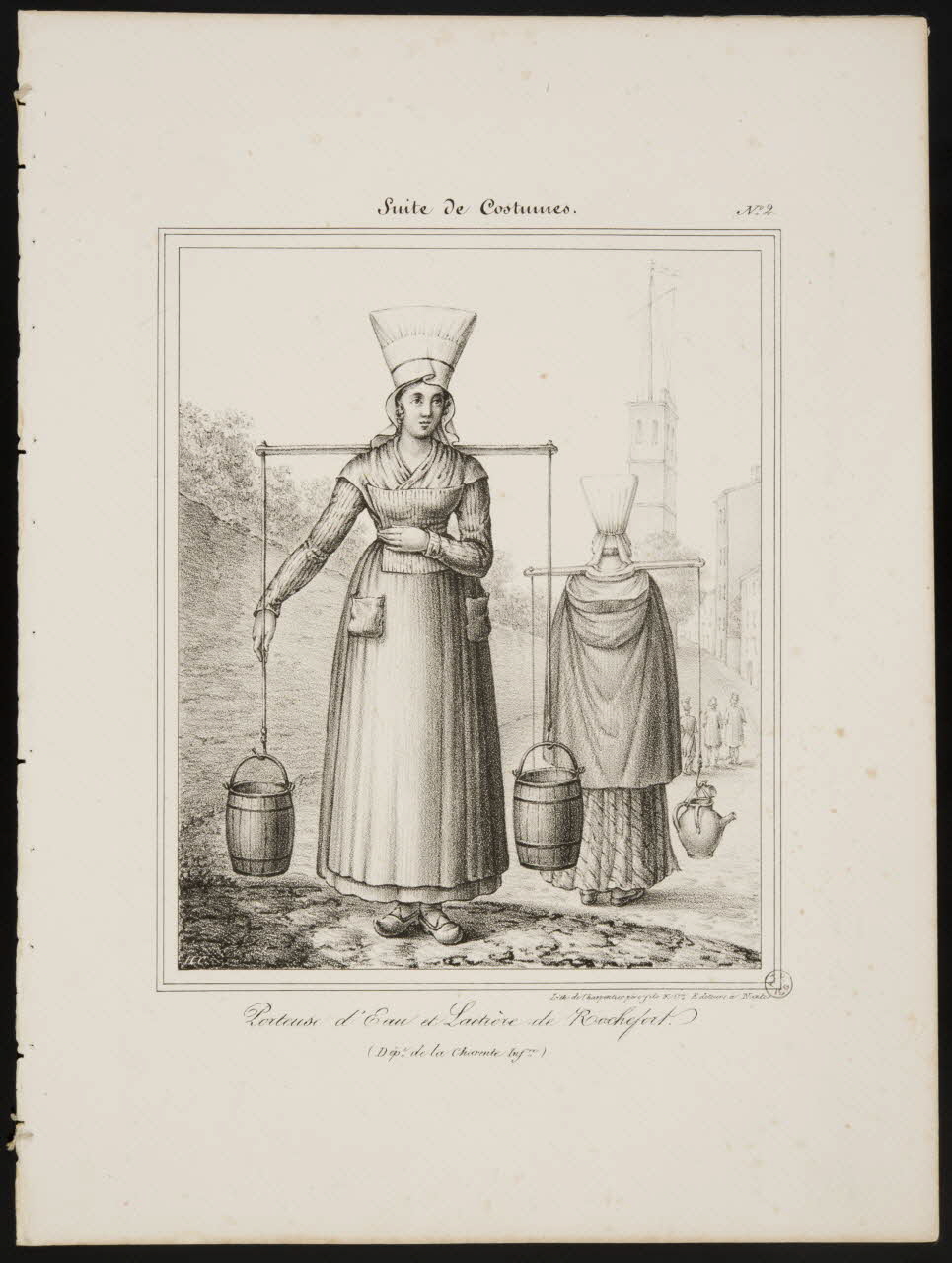 Henri Désiré Charpentier ; Charpentier Père et Fils et Cie élément d'ensemble Porteuse d'Eau et Laitière de Rochefort. 1824-1834 1956.107.2 Photo