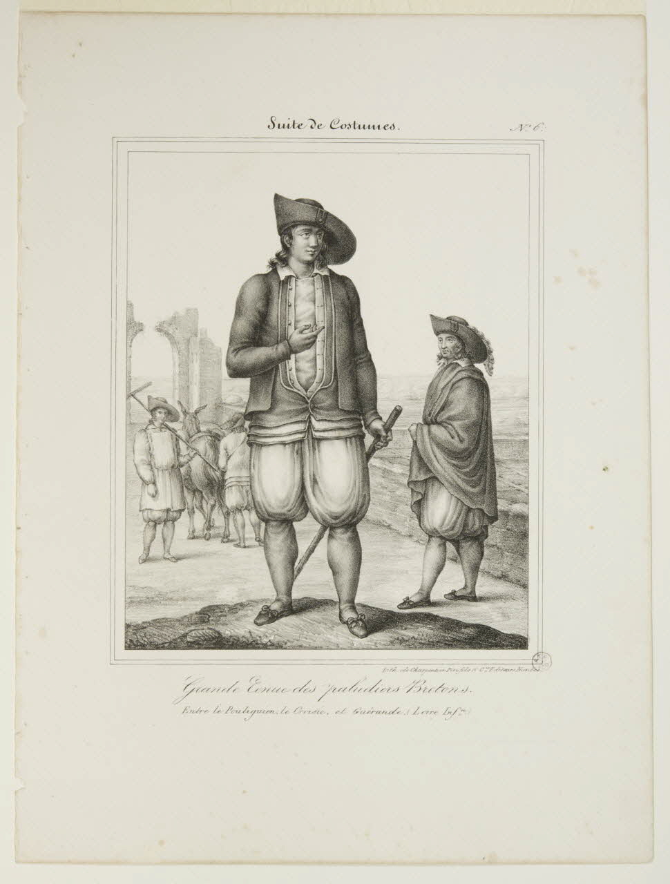 Henri Désiré Charpentier ; Charpentier Père et Fils et Cie élément d'ensemble Grande Tenue des paludiers Bretons. 1824-1834 1956.107.28 Photo