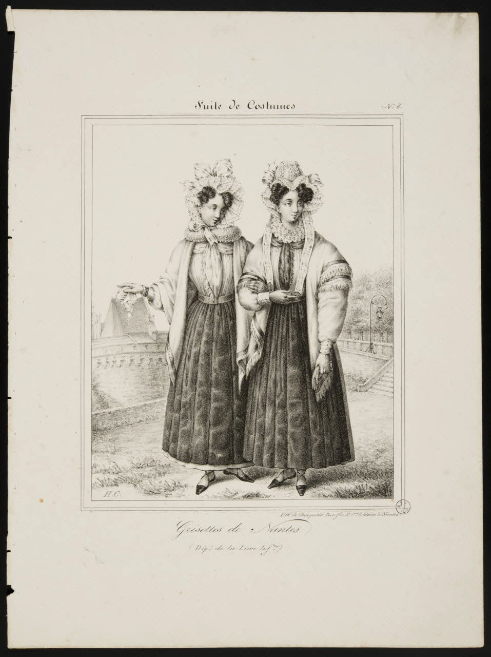 Henri Désiré Charpentier ; Charpentier Père et Fils et Cie élément d'ensemble Grisettes de Nantes. 1824-1834 1956.107.30 Photo