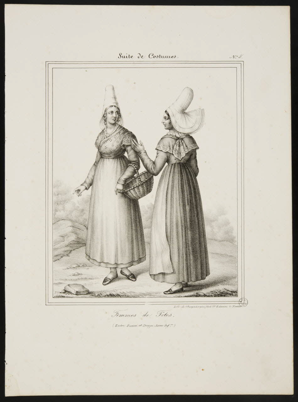 Henri Désiré Charpentier ; Charpentier Père et Fils et Cie élément d'ensemble Femmes de Fôtes. 1824-1834 1956.107.44 Photo