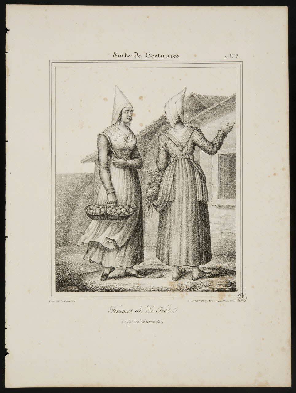 Henri Désiré Charpentier ; Charpentier Père et Fils et Cie élément d'ensemble Femmes de La Feste. 1824-1834 1956.107.54 Photo