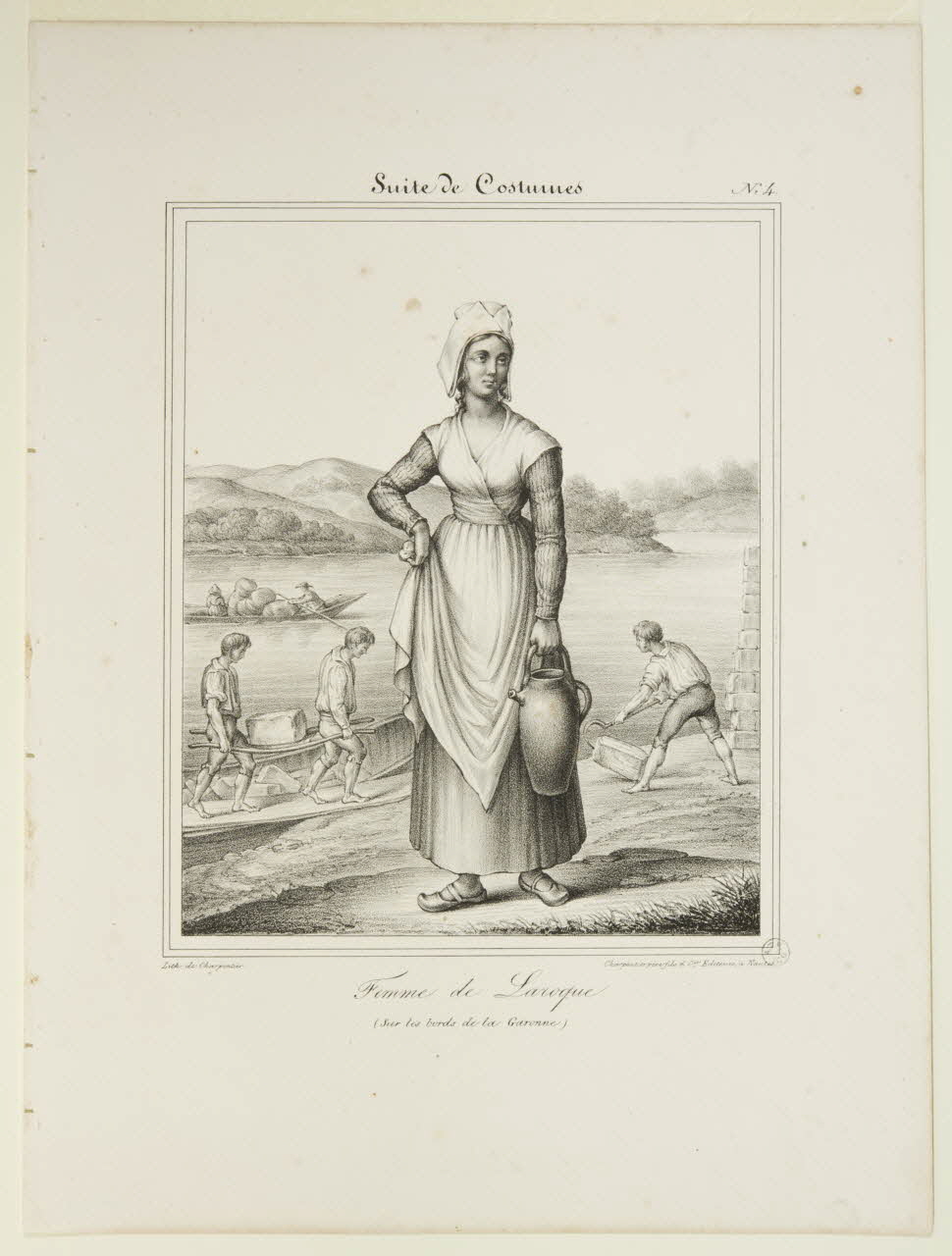 Henri Désiré Charpentier ; Charpentier Père et Fils et Cie élément d'ensemble Femme de Laroque. 1824-1834 1956.107.59 Photo