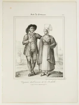 Henri Désiré Charpentier ; Charpentier Père et Fils et Cie élément d'ensemble Paysans des Environs de la Rochelle. 1824-1834 1956.107.6 Photo
