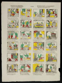 estampe Cepaste beerterij mag u, o jengd, vermaken,  Dech voig geen guitentrek van Uilenspiegel op,  Prenez des amusements honnêtes, mes chers  Ne suivez pas les friponneries d'Espiègle 1956.120.30  Photo