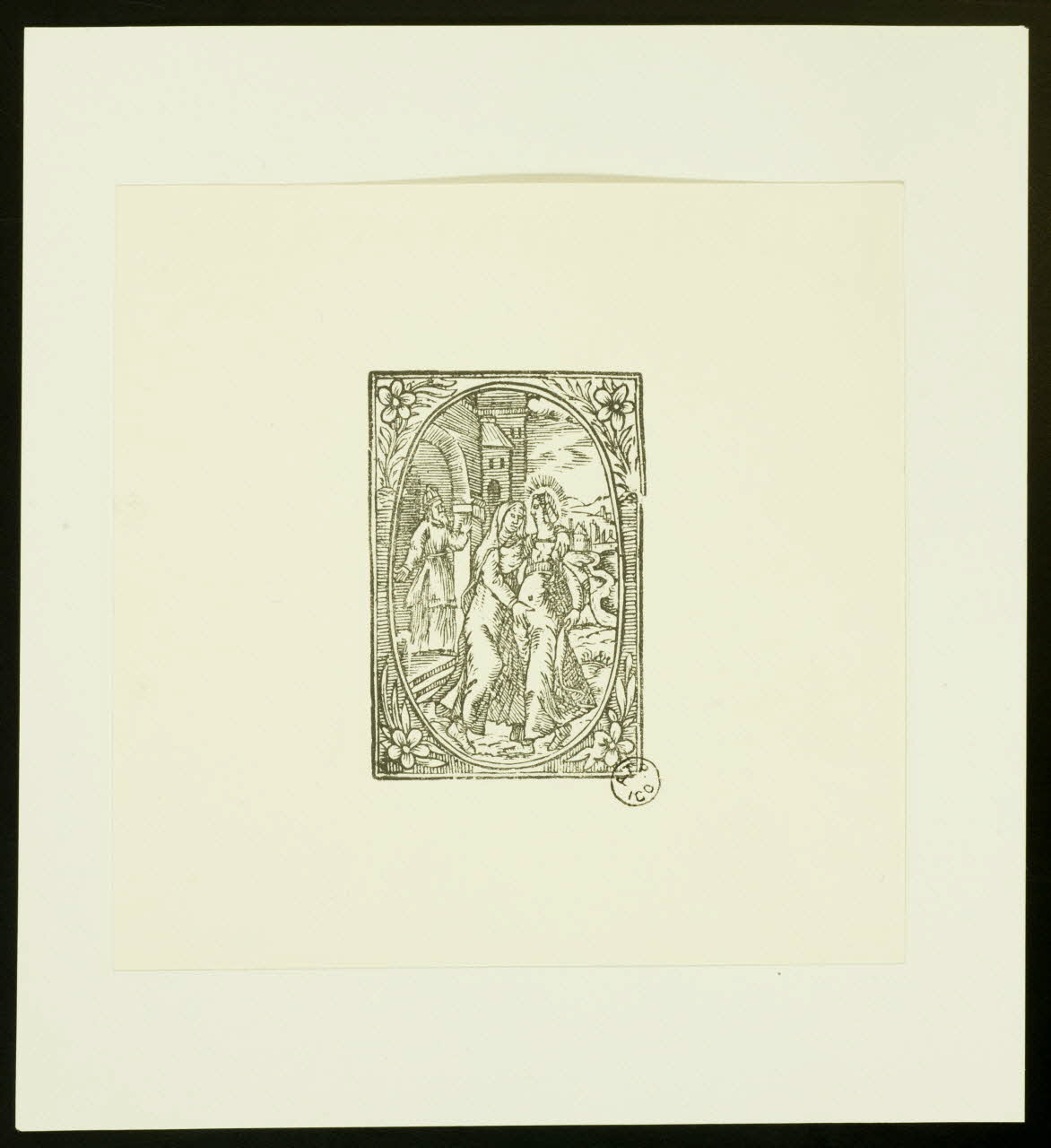 estampe Femmes devant l'entrée d'une ville 1956.13.25 Photo