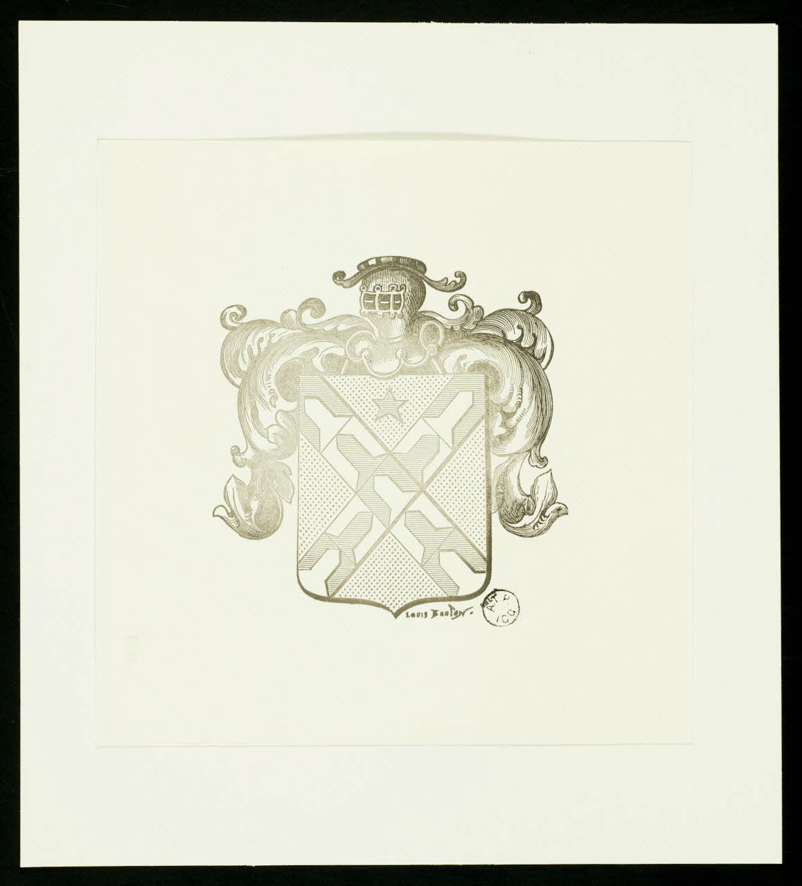 estampe Blason 1956.13.3  Photo
