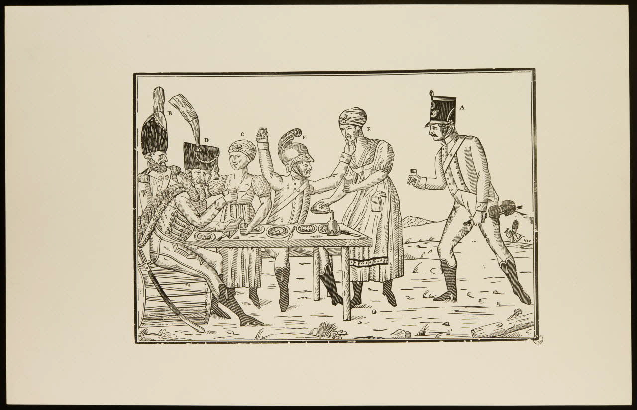 estampe La guinguette militaire 1956.13.66 Photo