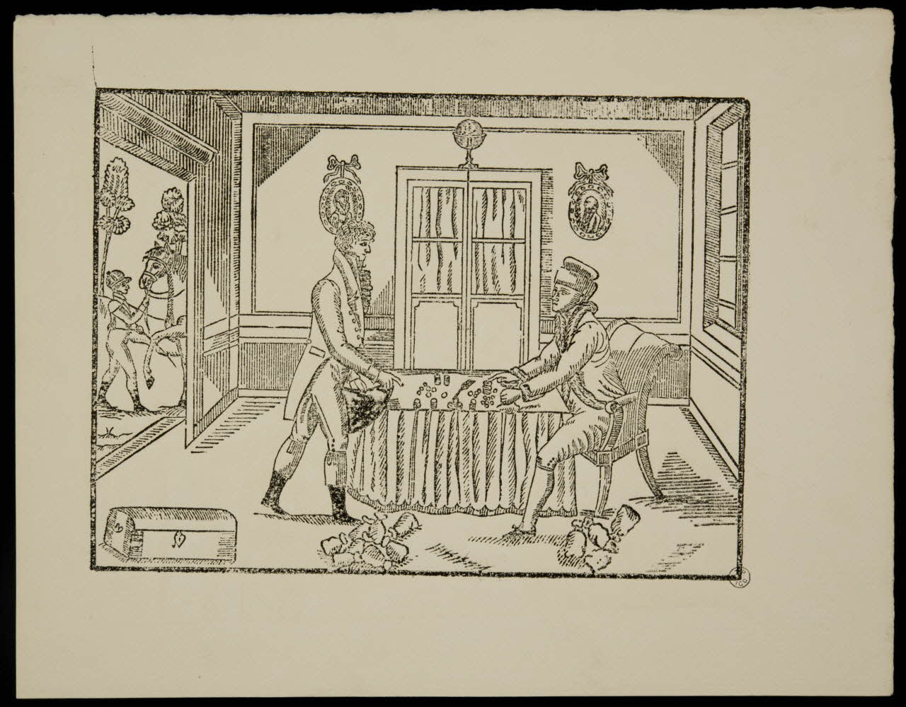 estampe Jeux d'argent 1956.13.67 Photo