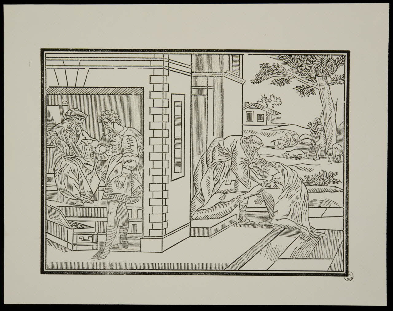 estampe Scène de secours 1956.13.69 Photo