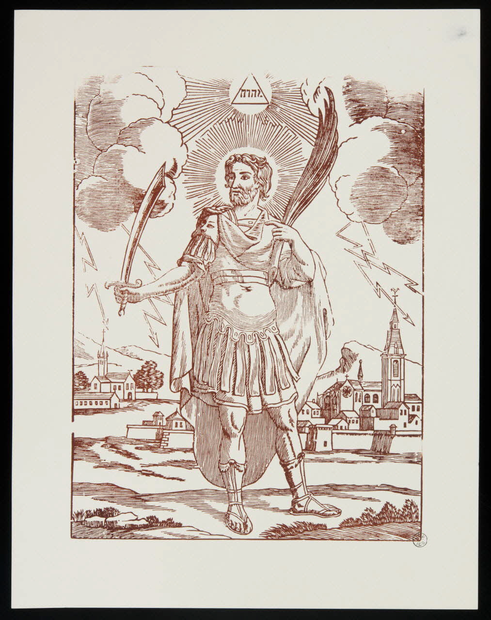 estampe Saint en armure 1956.13.75 Photo