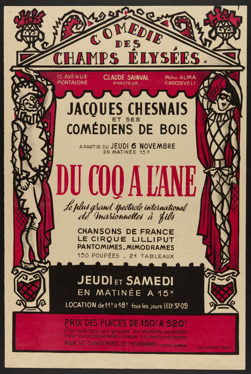 estampe DU COQ A L'ANE 1956.14.27 Photo