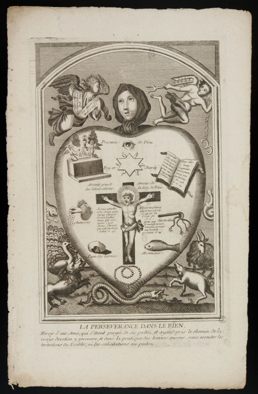 estampe LA PERSEVERANCE DANS LE BIEN. 1956.56.6 Photo