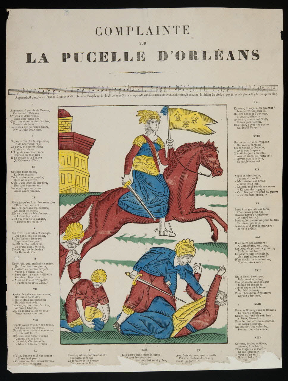 estampe COMPLAINTE  SUR  LA PUCELLE D'ORLEANS 1956.57.1 Photo