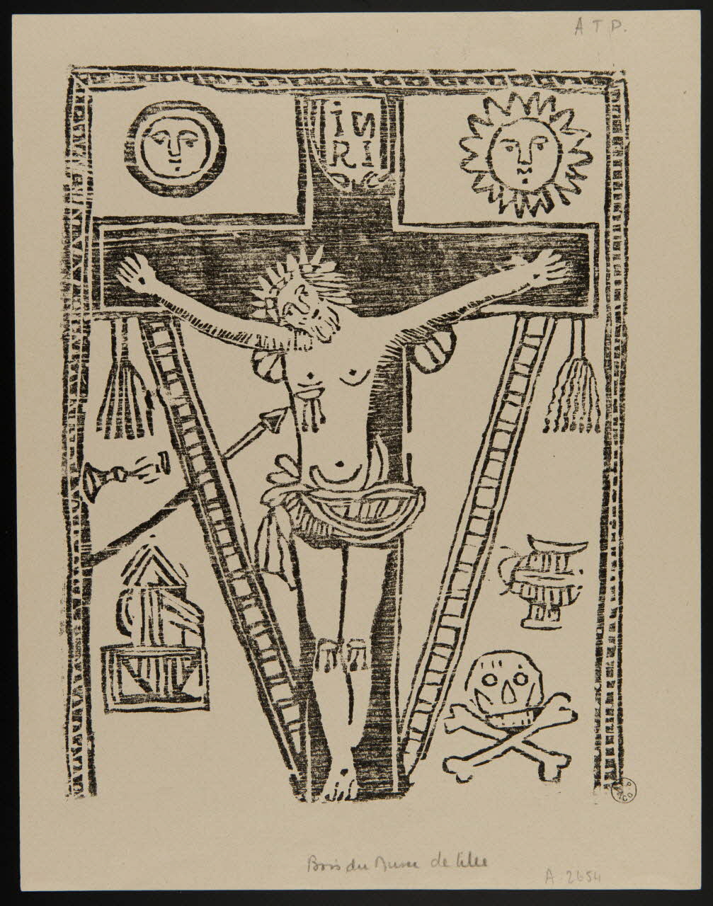 estampe Christ en croix. 1956.60.3 Photo