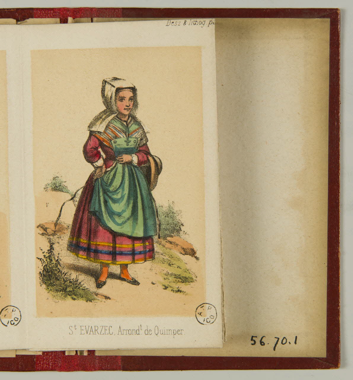 album St EVARZEC, Arrondt de Quimper. 1956.70.1.13 Photo