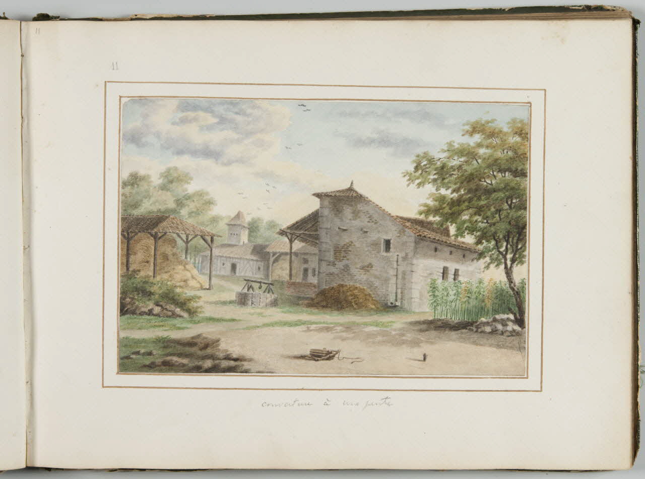 album Vue d'une ferme et de sa cour 1956.70.2.11 Photo