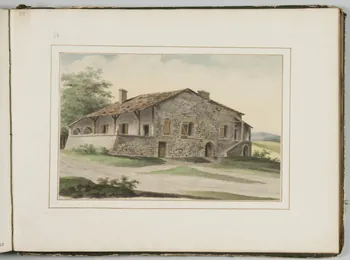 album Vue d'un bâtiment à la campagne 1956.70.2.40 Photo