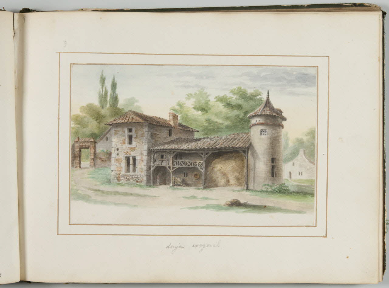 album Vue d'une ferme et sa tourelle 1956.70.2.9 Photo