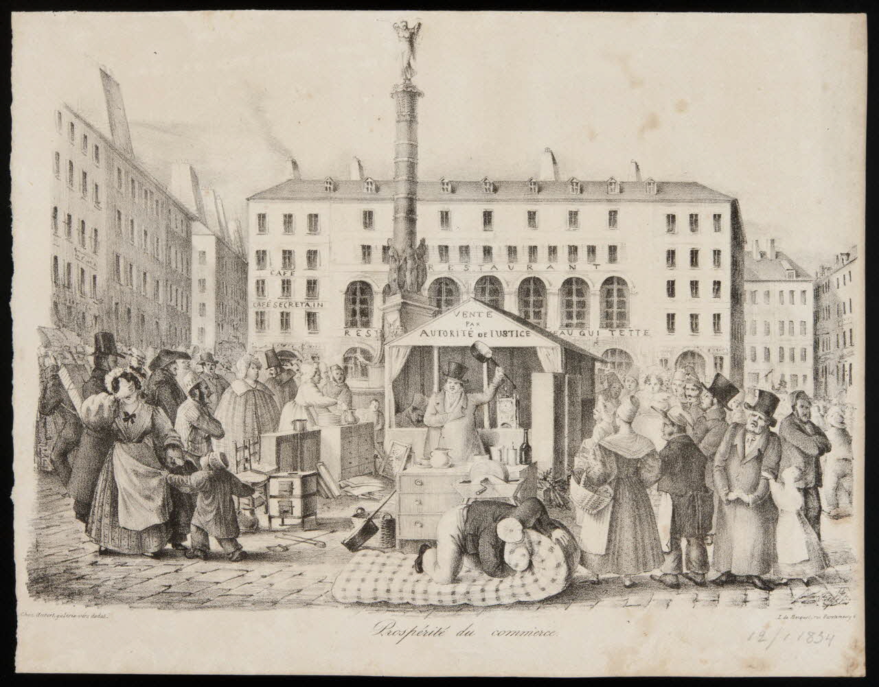 estampe Prospérité du commerce. 1956.93.1 Photo