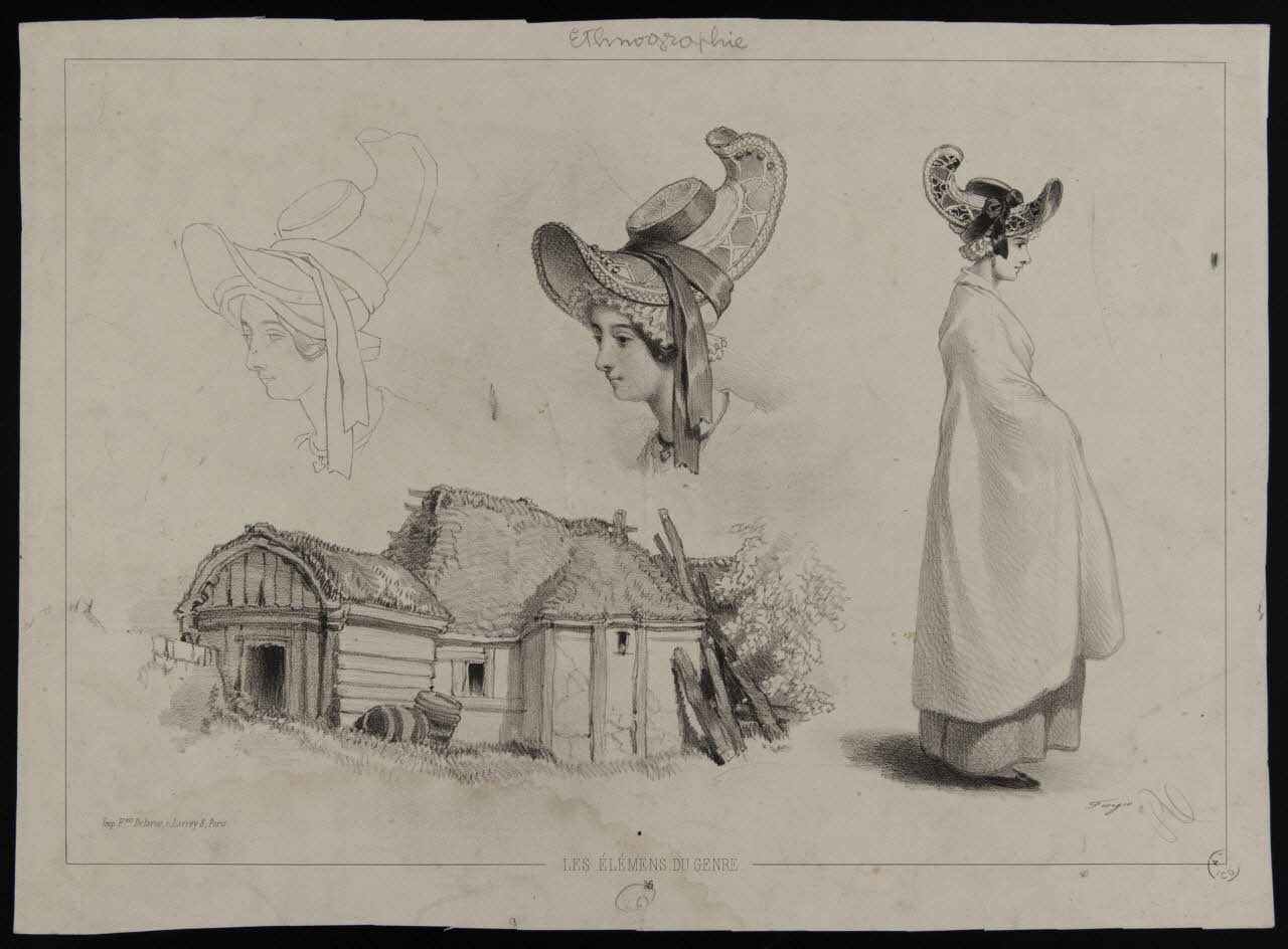 estampe LES ELEMENTS DU GENRE 1957.1.1 Photo