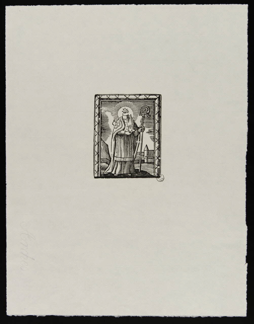 estampe Saint martyre 1957.10.22 Photo