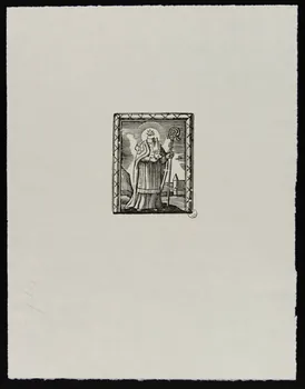 estampe Saint martyre 1957.10.22  Photo
