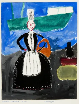 dessin "Bretagne" 1956 1957.11.14  Photo