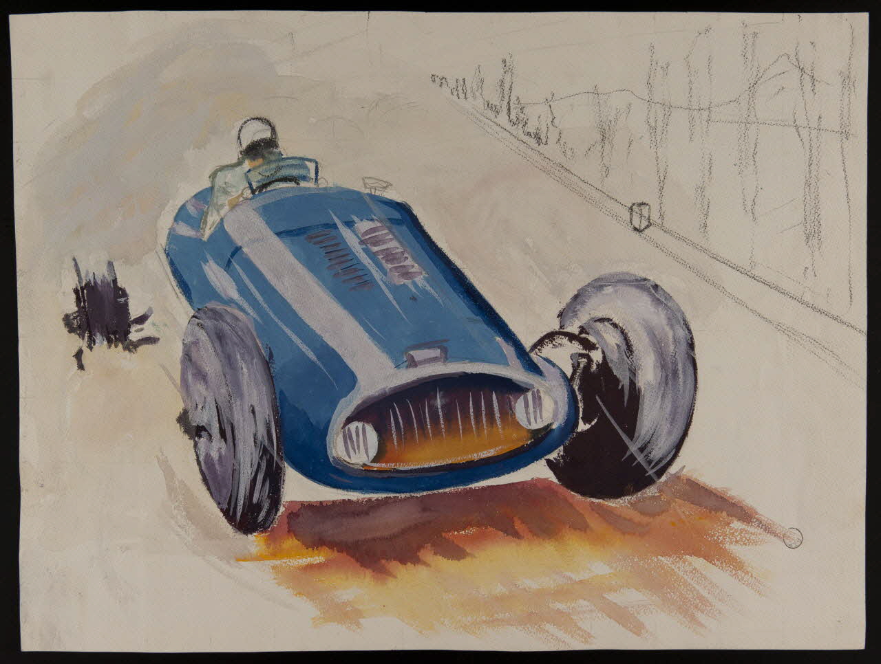 dessin Course automobile 1956 1957.11.21 Photo