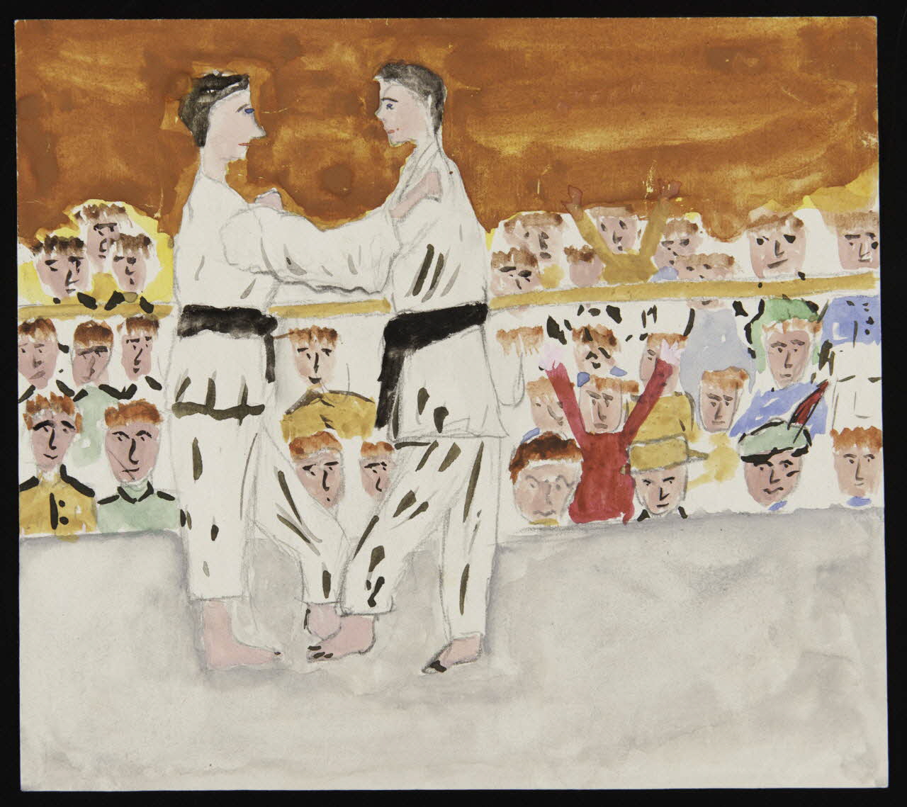 dessin Dessin d'enfant : judokas 1956 1957.11.31 Photo