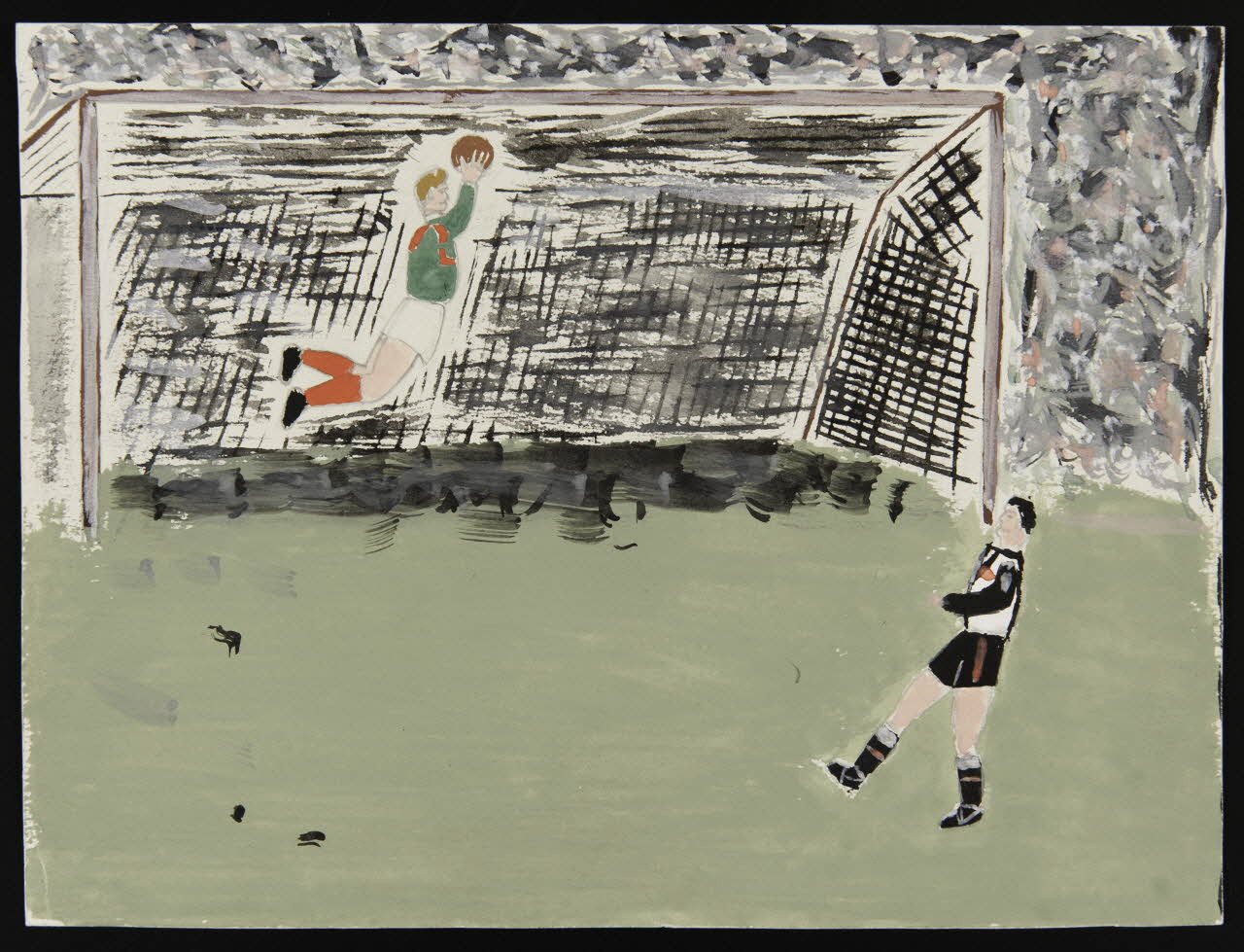 dessin Dessin d'enfant : match de football 1956 1957.11.40 Photo