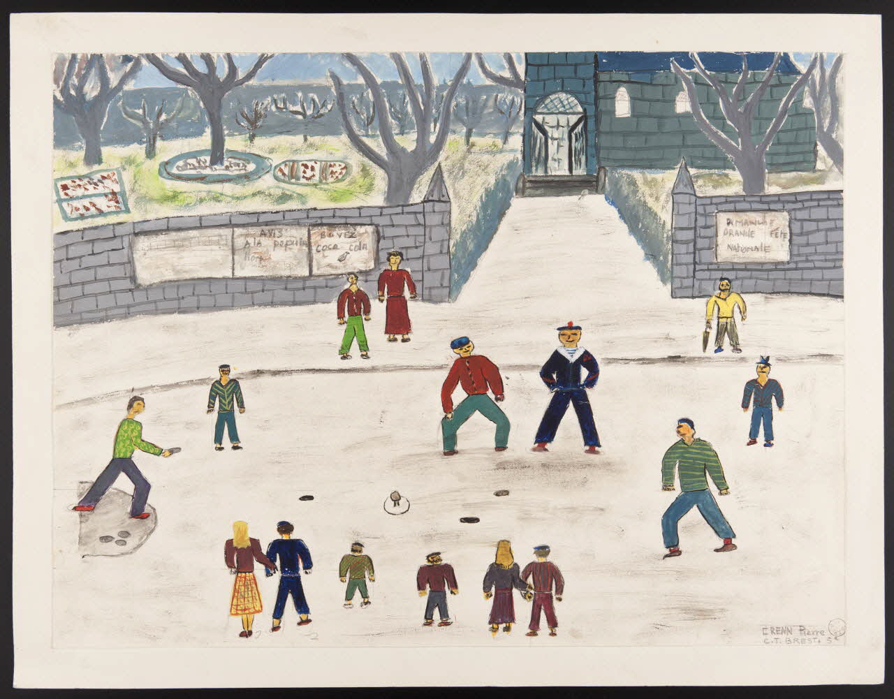 dessin "La galoche" 1956 1957.11.48 Photo