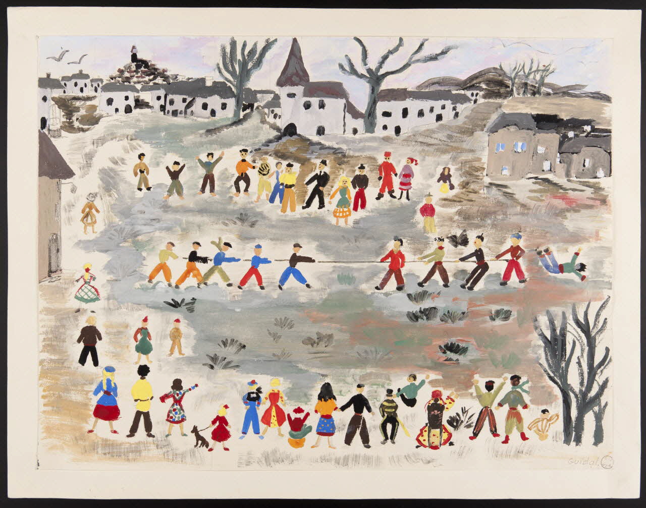 dessin Tir à la corde 1956 1957.11.52 Photo