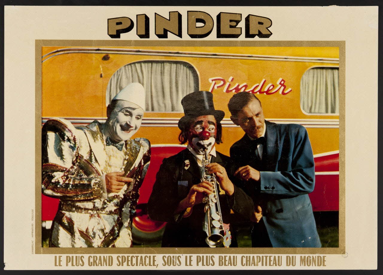 affiche PINDER  LE PLUS GRAND SPECTACLE, SOUS LE PLUS BEAU CHAPITEAU DU MONDE 1957.118.4 Photo