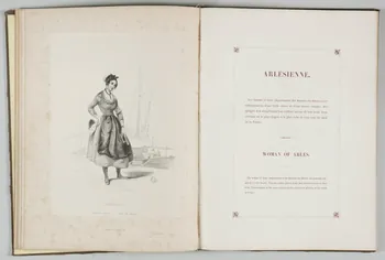 Coindre M.A. ; Thierry Frères ; Curmer L. élément d'ensemble ARLESIENNE 1842 1957.138.1.12  Photo