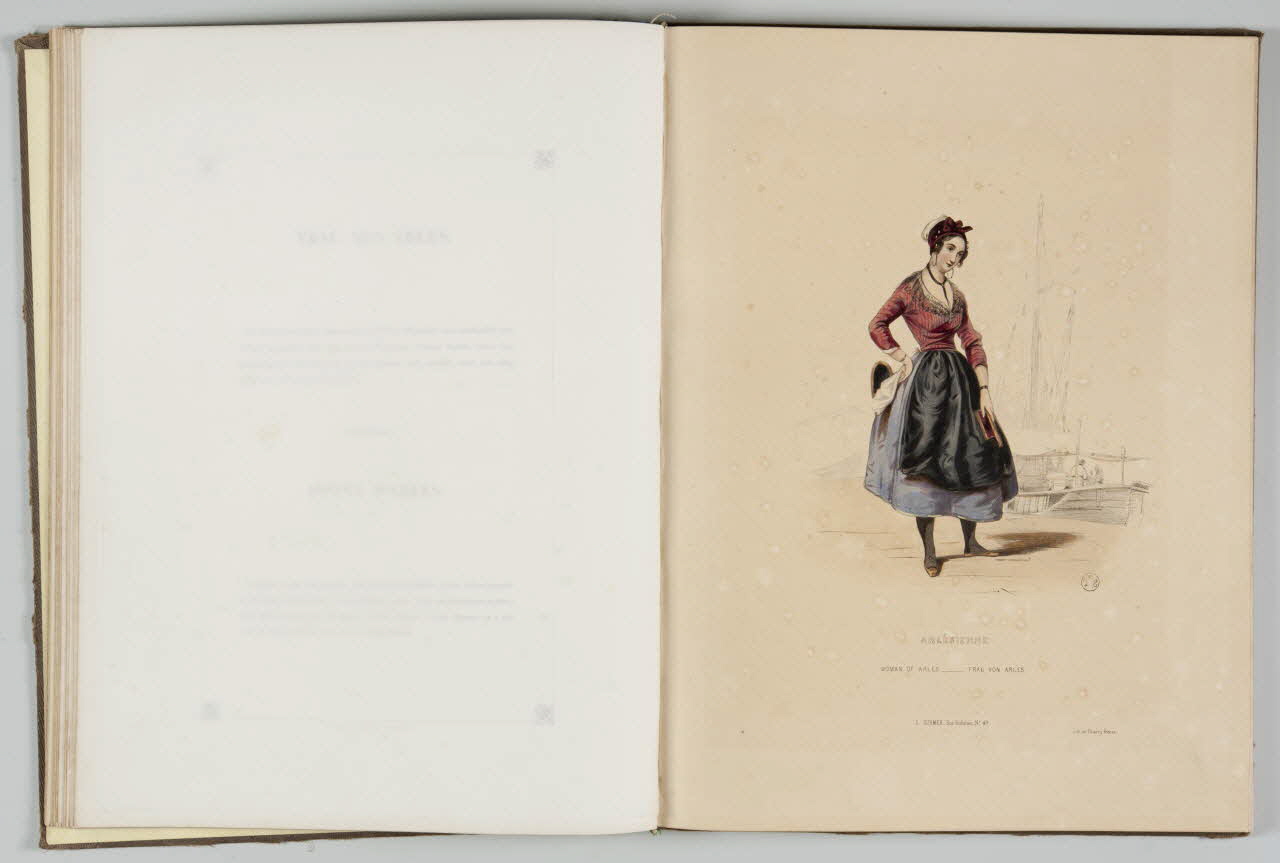 Coindre M.A. ; Thierry Frères ; Curmer L. élément d'ensemble ARLESIENNE 1842 1957.138.1.13 Photo