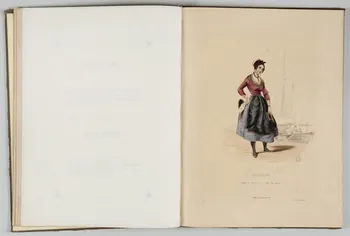 Coindre M.A. ; Thierry Frères ; Curmer L. élément d'ensemble ARLESIENNE 1842 1957.138.1.13  Photo
