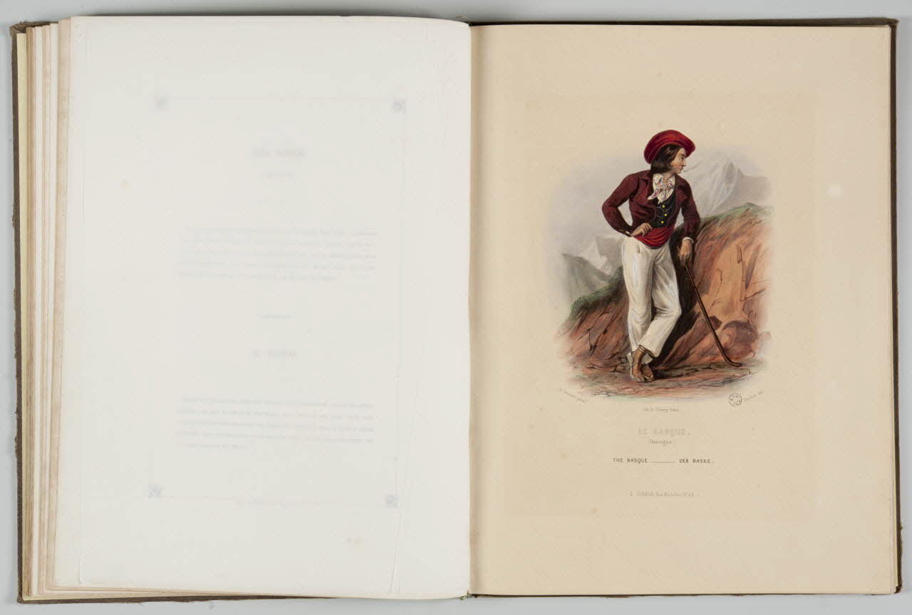 Saint Germain P. ; Coindre M.A. ; Thierry Frères élément d'ensemble LE BASQUE  (Gascogne.) 1842 1957.138.1.19 Photo