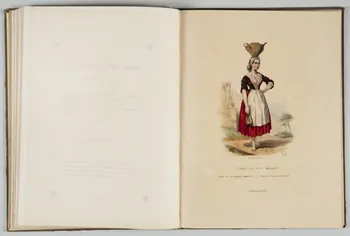 Coindre M.A. ; Thierry Frères ; Curmer L. élément d'ensemble FEMME DU PAYS BASQUE 1842 1957.138.1.21  Photo
