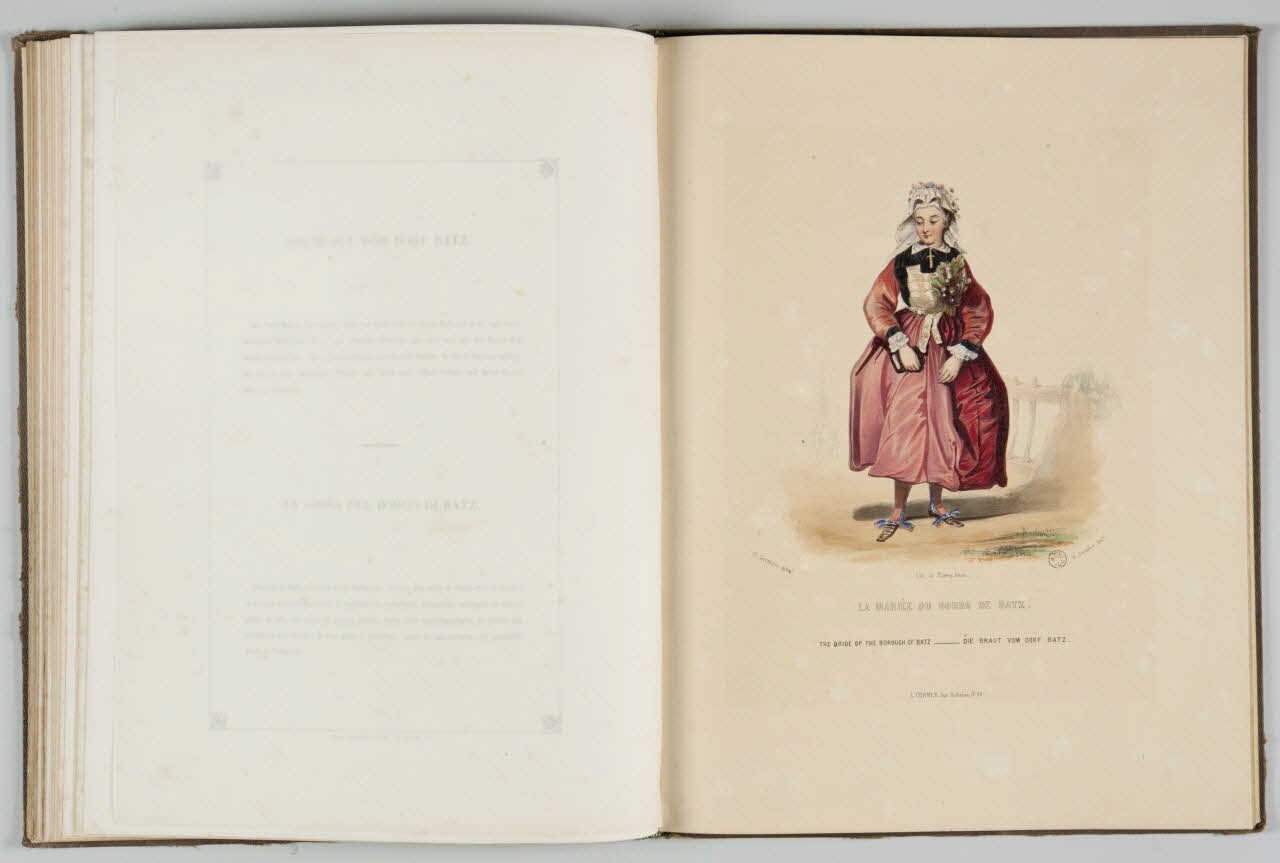 Saint Germain P. ; Coindre M.A. ; Thierry Frères élément d'ensemble LA MARIEE DU BOURG DE BATZ. 1842 1957.138.1.25 Photo