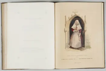 Saint Germain P. ; Coindre M.A. ; Thierry Frères élément d'ensemble JEUNE FILLE DE PLOUENOUR-TREZ  (Bretagne) 1842 1957.138.1.29  Photo