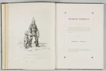 Loubon ; Coindre M.A. ; Thierry Frères ; Cur élément d'ensemble PÊCHEURS D'ETRETAT 1842 1957.138.1.6  Photo