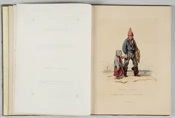 Loubon ; Coindre M.A. ; Thierry Frères ; Cur élément d'ensemble PÊCHEURS D'ETRETAT 1842 1957.138.1.7  Photo