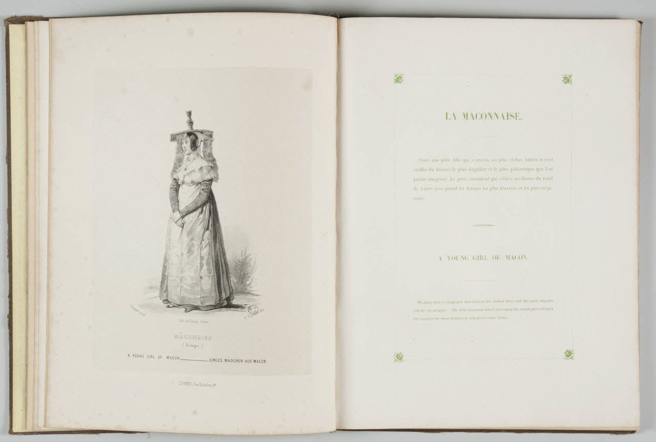 Pauquet ; Coindre M.A. ; Thierry Frères ; Cu élément d'ensemble MÂCONAISE  (Bretagne.) 1842 1957.138.1.8 Photo