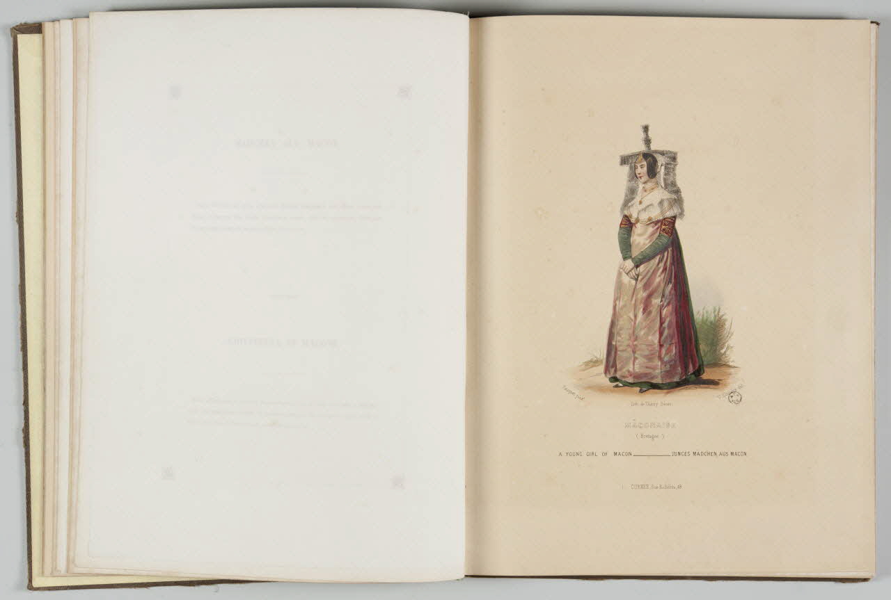 Pauquet ; Coindre M.A. ; Thierry Frères ; Cu élément d'ensemble MÂCONAISE  (Bretagne.) 1842 1957.138.1.9 Photo
